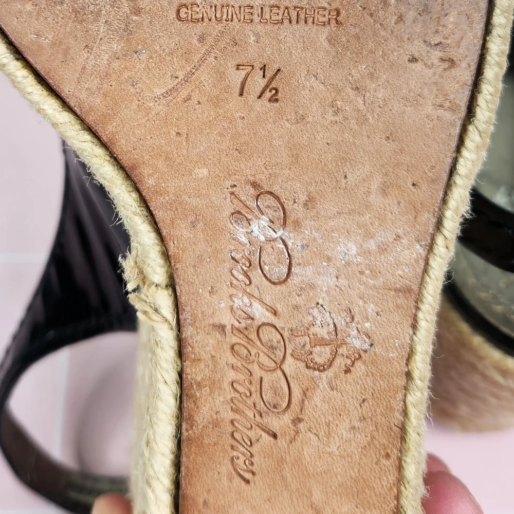 Brooks Brothers Patent Leather Espadrille